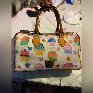Rare Dooney & Bourke Multicolor Cupcake Satchel
